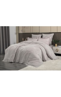 Комплект с одеялом Lindor Fluffy (платина беж) Egyptian Cotton KAZANOV.A. Евро