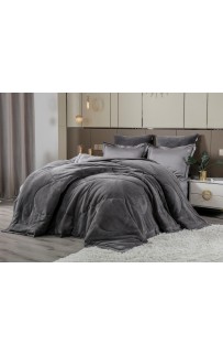 Комплект с одеялом Lindor Fluffy (графит) Egyptian Cotton KAZANOV.A. Евро