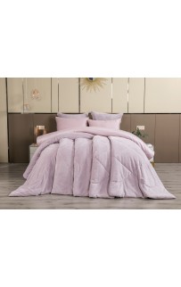 Комплект с одеялом Lindor Duo (пудра лаванда) Egyptian Cotton KAZANOV.A. Евро