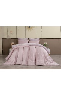 Комплект с одеялом Lindor Duo (пудра лаванда) Egyptian Cotton KAZANOV.A. Евро