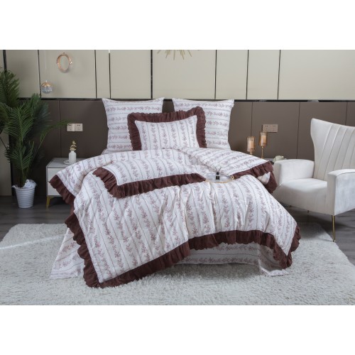 Наргиз (жемчуг трюфель) комплект Евро KAZANOV.A.