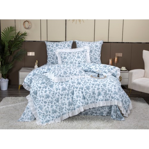 Хлоя (голубоя платина жемчуг) комплект Евро KAZANOV.A.