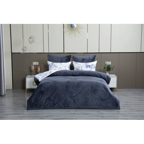 Королек (индиго жемчуг) ABC Egypt Cotton комплект Евро KAZANOV.A.