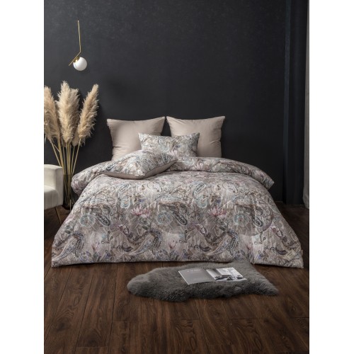 Катар (трюфель кремовый) ABC Cotton комплект Евро KAZANOV.A.