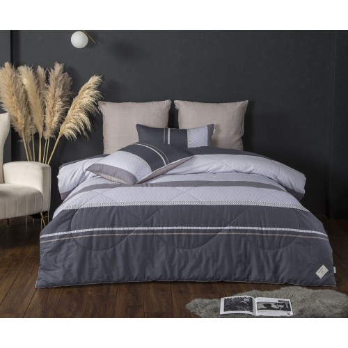 Аполо (индиго беж) ABC Cotton комплект Евро KAZANOV.A.