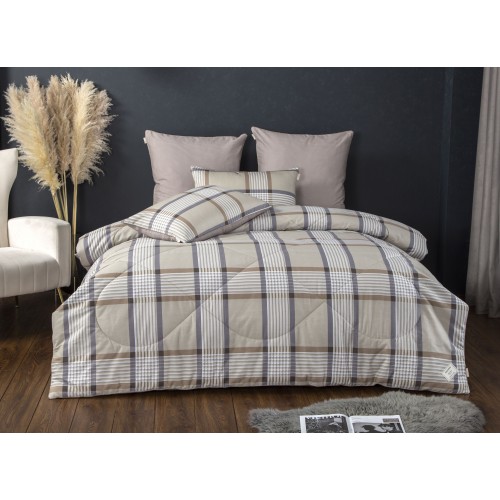 Комплект с одеялом Астон (олива капучино) ABC Cotton комплект Евро KAZANOV.A