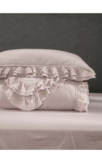 Комплект с одеялом Cloud Stonewashed Cotton (нюдовая пудра)  KAZANOV.A. Евро