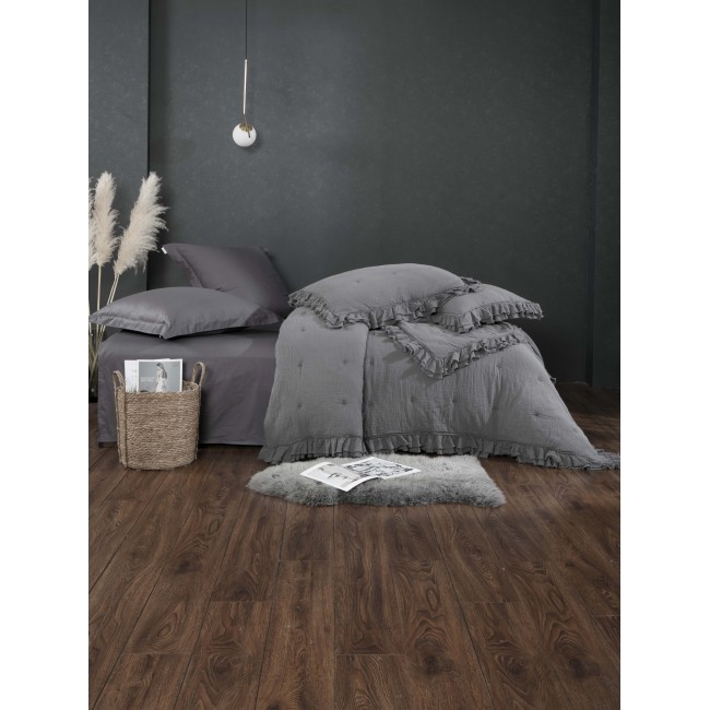Комплект с одеялом Cloud Stonewashed Cotton (графит) KAZANOV.A. Евро