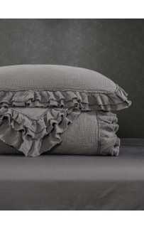 Комплект с одеялом Cloud Stonewashed Cotton (графит) KAZANOV.A. Евро