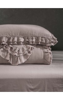 Комплект с одеялом Cloud Stonewashed Cotton (капучино)  KAZANOV.A. Евро