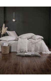 Комплект с одеялом Cloud Stonewashed Cotton (серебро платина) KAZANOV.A. Евро