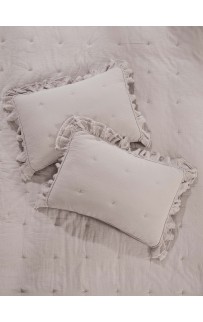Комплект с одеялом Cloud Stonewashed Cotton (серебро платина) KAZANOV.A. Евро