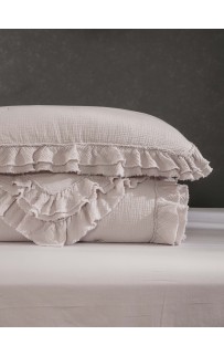 Комплект с одеялом Cloud Stonewashed Cotton (серебро платина) KAZANOV.A. Евро