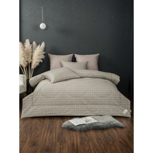 Митчел (капучино) АВС Cotton комплект Евро KAZANOV.A.