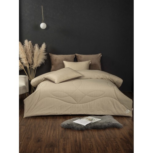 Лютер (бежевый латте) АВС Cotton комплект Евро KAZANOV.A.