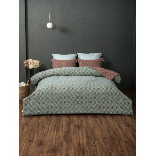 Марокко (тиффани красная охра) комплект Евро KAZANOV.A.