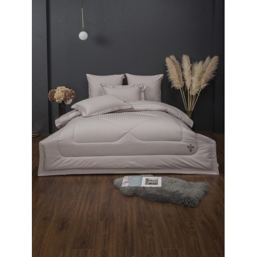 Stripe Royal (бежевый крем) Egypt Cotton комплект Евро KAZANOV.A.