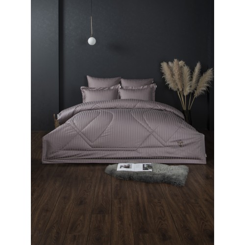 Stripe Le-Man (капучино орхидея) Egypt Cotton комплект Евро KAZANOV.A.