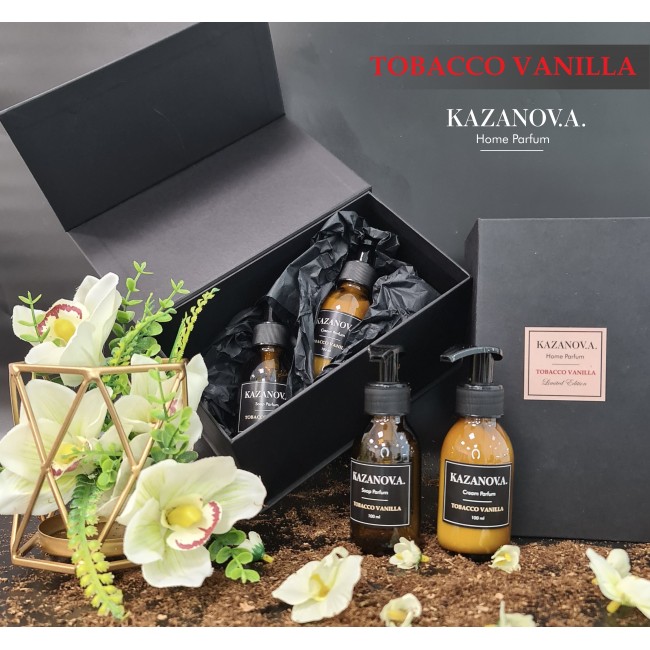 Подарочный набор гель для душа и крем Tabacco Vanilla Kazanov.A