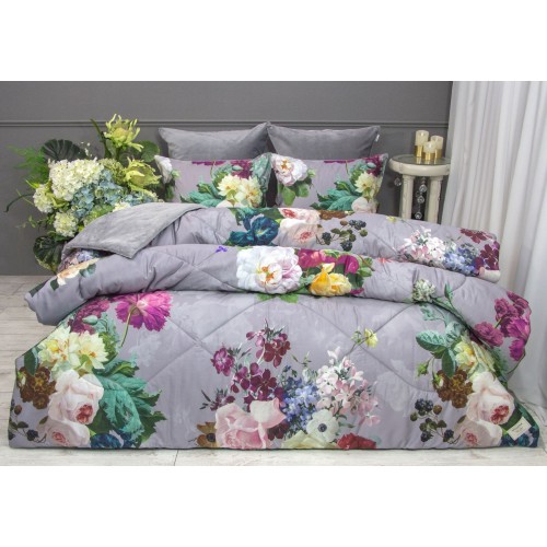 Фрезия (лавандовый графит) АВС Egypt Cotton комплект Семейный KAZANOV.A.