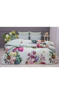 Комплект с одеялом Фрезия (жемчужная мята) АВС Egypt Cotton KAZANOV.A. Семейный