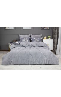 Комплект с одеялом Фазан (графит бежевая платина) ABC Egypt Cotton KAZANOV.A. Семейный