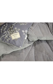 Комплект с одеялом Фазан (графит бежевая платина) ABC Egypt Cotton KAZANOV.A. Семейный