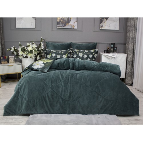 Жанет (изумруд бежевый) ABC Egypt Cotton комплект Семейный KAZANOV.A.