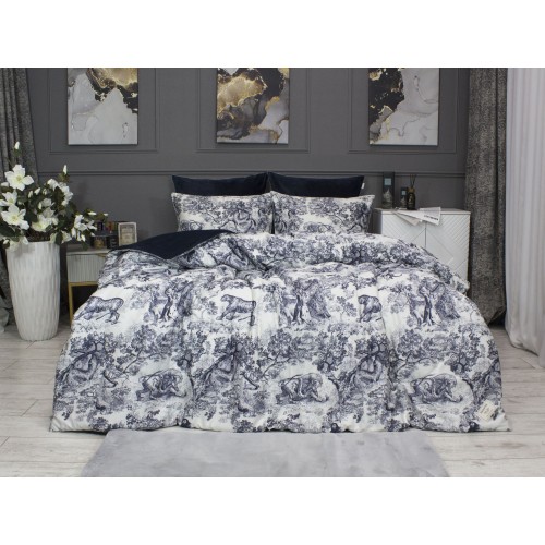 Нала (индиго жемчуг) ABC Egypt Cotton комплект Семейный KAZANOV.A.