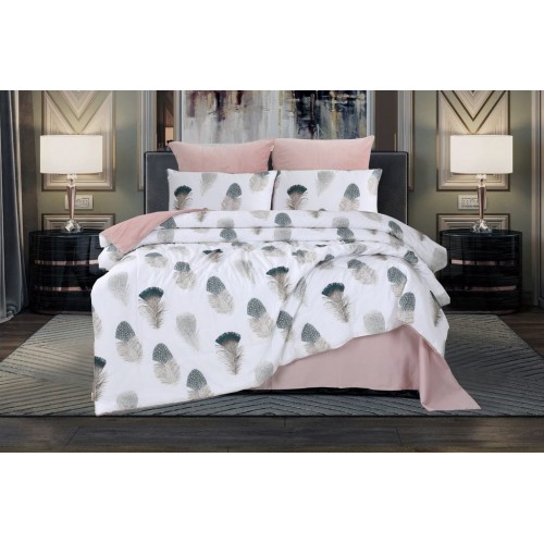 Парадис (пудра/жемчуг) ABC Egypt Cotton комплект Евро KAZANOV.A.