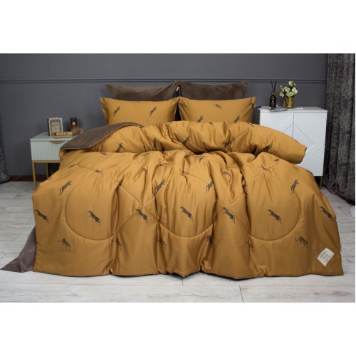 Ягуар (какао охра) ABC Egypt Cotton комплект Евро KAZANOV.A.