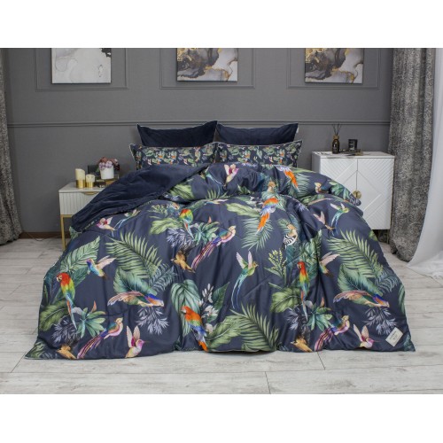 Колибри Каллиопа (индиго платина) ABC Egypt Cotton комплект Евро KAZANOV.A.