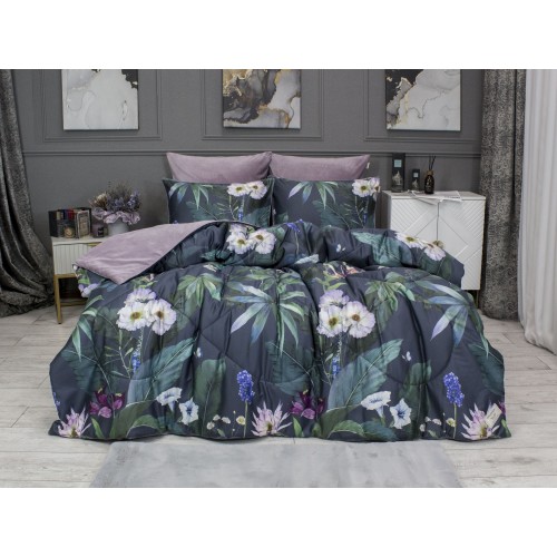 Кендис (индиго пыльная роза) ABC Egypt Cotton комплект Евро KAZANOV.A.