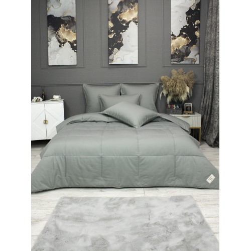 Шеффилд (пепел) Cotton комплект Евро KAZANOV.A.