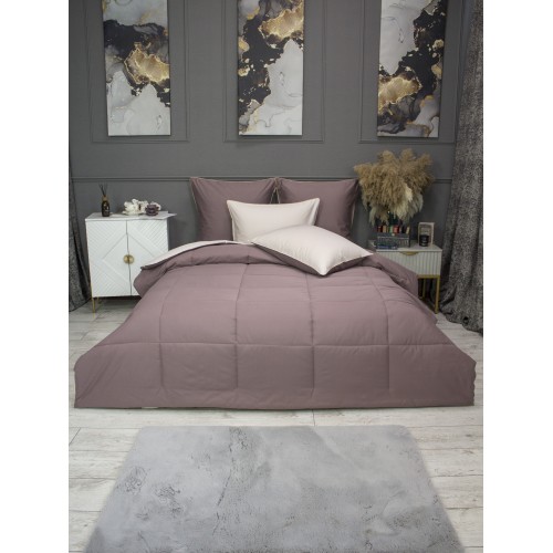 Шеффилд (капучино крем) Cotton комплект Евро KAZANOV.A.