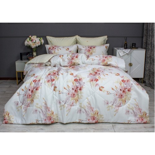 Стелла (айвори) Cotton комплект Евро KAZANOV.A.