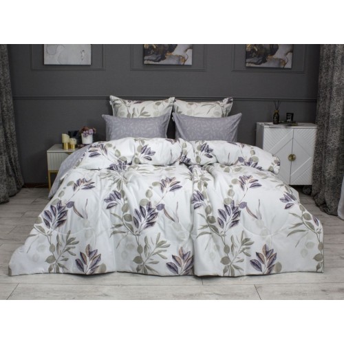 Грейс (перламутр жемчуг) Cotton комплект Евро KAZANOV.A.