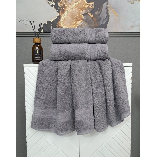 Полотенце Arno (графит) 50х90 KAZANOV.A