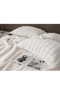 Покрывало декоративное Shinshilla buffy (молоко) 160х220 KAZANOV.A