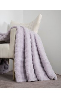 Покрывало декоративное Shinshilla buffy (лаванда платина) 220х240 KAZANOV.A