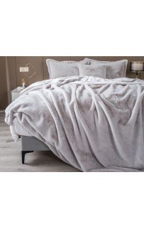 Покрывало декоративное Rabbit (бежевый платина) 160х220 KAZANOV.A