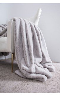 Покрывало декоративное Rabbit (бежевый платина) 160х220 KAZANOV.A