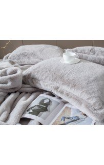 Покрывало декоративное Rabbit (бежевый платина) 160х220 KAZANOV.A