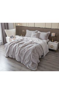 Покрывало декоративное Rabbit (бежевый платина) 220х240 KAZANOV.A