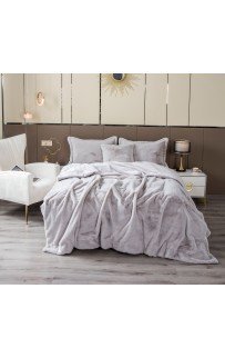 Покрывало декоративное Rabbit (бежевый платина) 220х240 KAZANOV.A