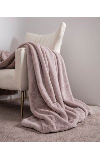 Покрывало декоративное Rabbit (пудра жемчуг) 160х220 KAZANOV.A