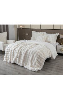 Покрывало декоративное Buffy Premium (молоко) 220x240 KAZANOV.A