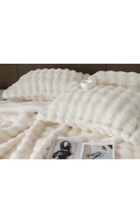 Покрывало декоративное Buffy Premium (молоко) 220x240 KAZANOV.A