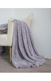 Покрывало декоративное Rabbit (лаванда пепел) 220х240 KAZANOV.A