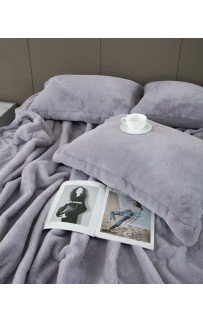 Покрывало декоративное Rabbit (лаванда пепел) 220х240 KAZANOV.A